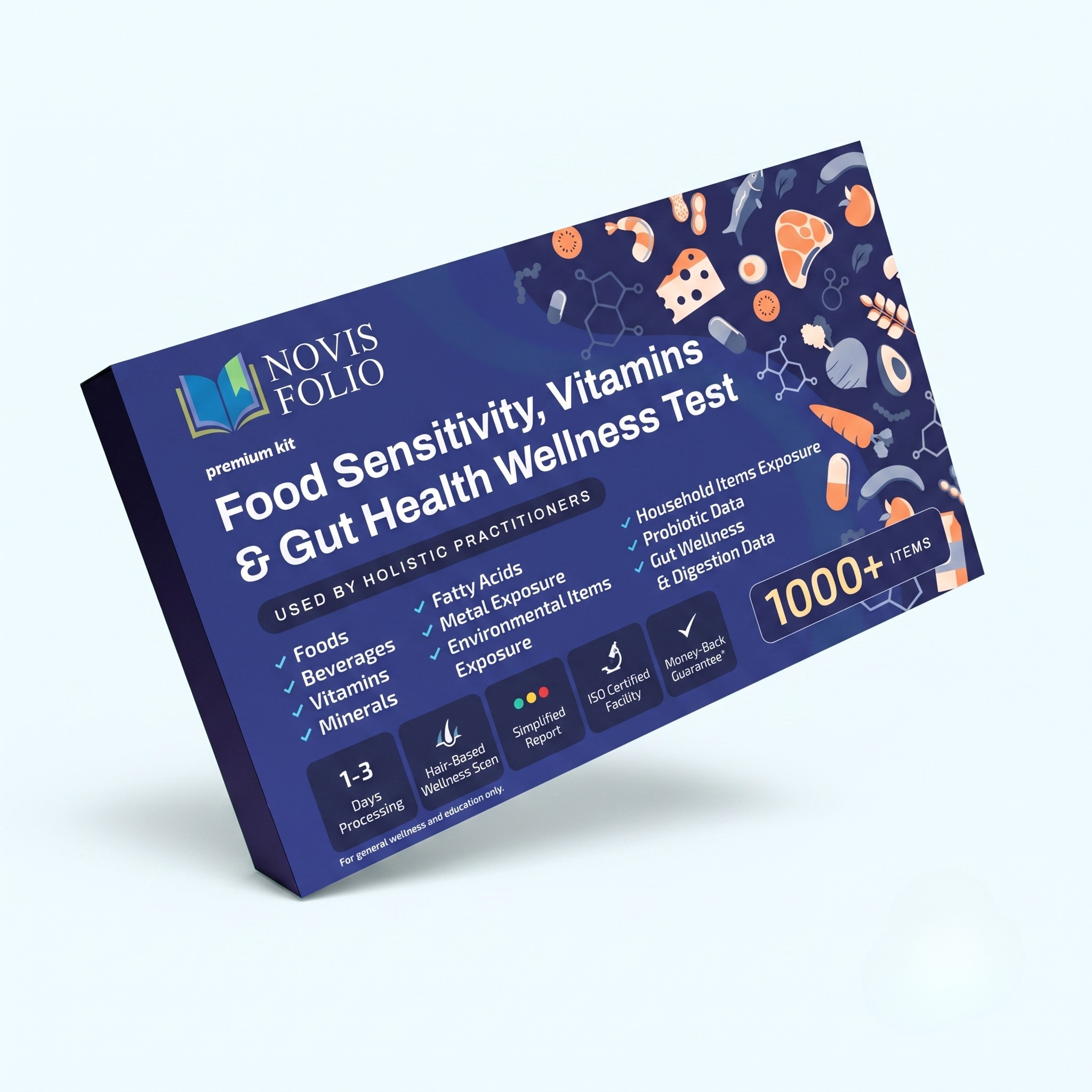 Food Sensitivity Test Kit - 1000+ Foods, Drinks, Vitamins & Gut Health